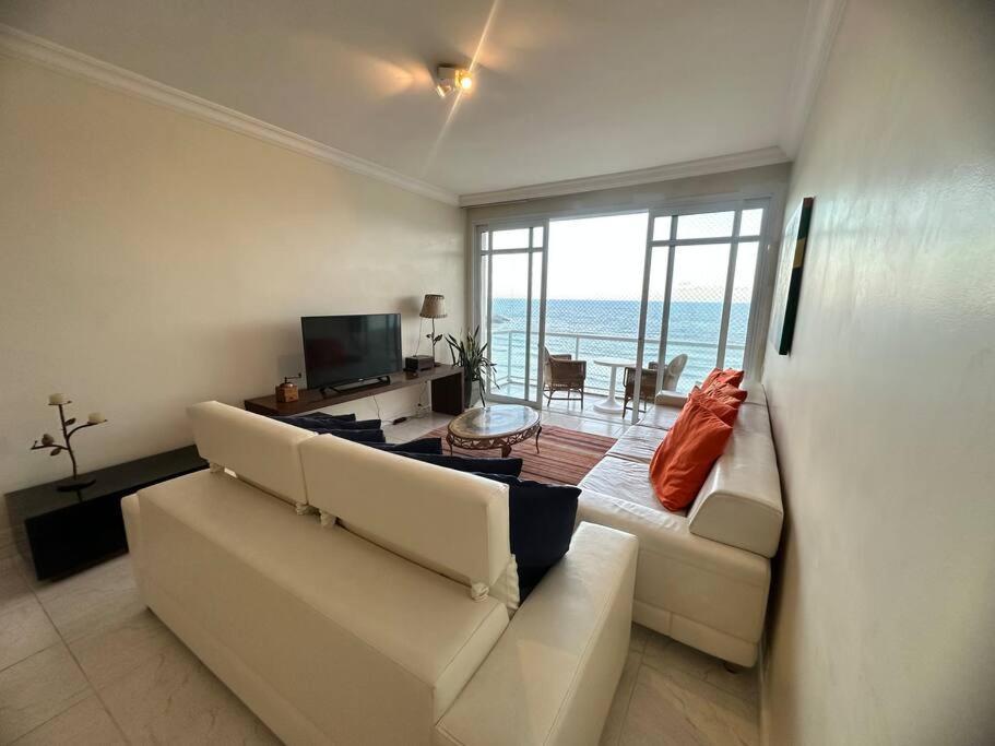 Hermoso Dpto Con Vista Frontal Al Mar Pitangueiras Guaruja Exterior photo